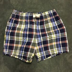 🍏 9 mo Baby boy plaid shorts